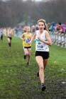 Katie Rowe finishing 2nd in the under-15s girls,  2012 McCain Liverpool Cross Challenge.